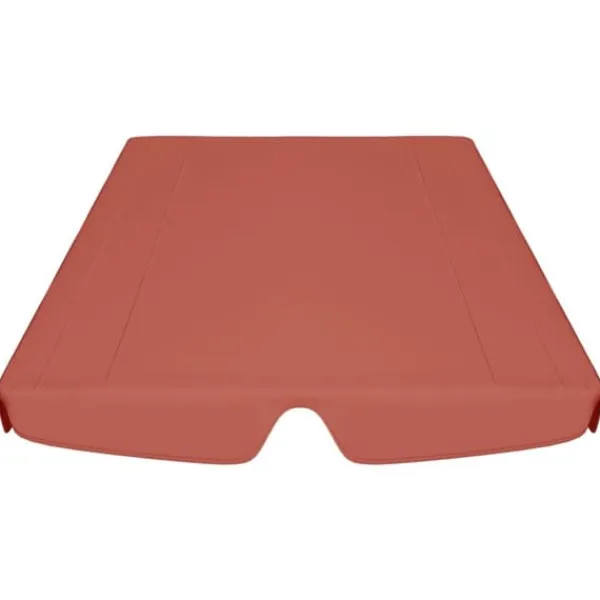 Clearance The Living Store baldakin til havegynge 188/168x145/110 cm terrakottafarvet - Festtelte & havepavilloner – tage Telte & Lysthuse