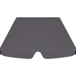 Telte & Lysthuse^The Living Store baldakin til havegynge 188/168x145/110 cm antracitgrå - Festtelte & havepavilloner – tage