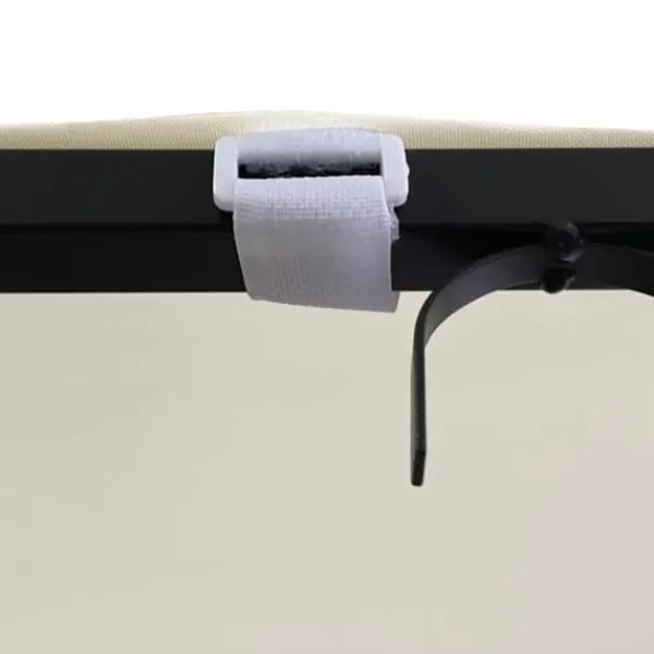 Buer, Spalier, Lysthuse Uden Tag^The Living Store baldakin 4x3 m 180 g/m² stof og stål cremefarvet - Festtelte & havepavilloner