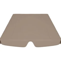 Discount The Living Store baldakin til havegynge 188/168x145/110 cm gråbrun - Festtelte & havepavilloner – tage Telte & Lysthuse