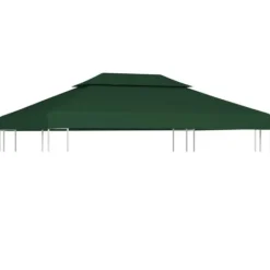 Telte & Lysthuse^The Living Store baldakin til havepavillon 3x4 m 310 g/m² grøn - Festtelte & havepavilloner – tage