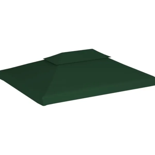 Telte & Lysthuse^The Living Store baldakin til havepavillon 3x4 m 310 g/m² grøn - Festtelte & havepavilloner – tage