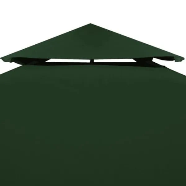 Telte & Lysthuse^The Living Store baldakin til havepavillon 3x4 m 310 g/m² grøn - Festtelte & havepavilloner – tage