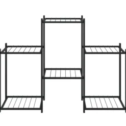 Discount The Living Store blomsterstativ 83x25x60 cm jern sort - Planteborde Plantestativer