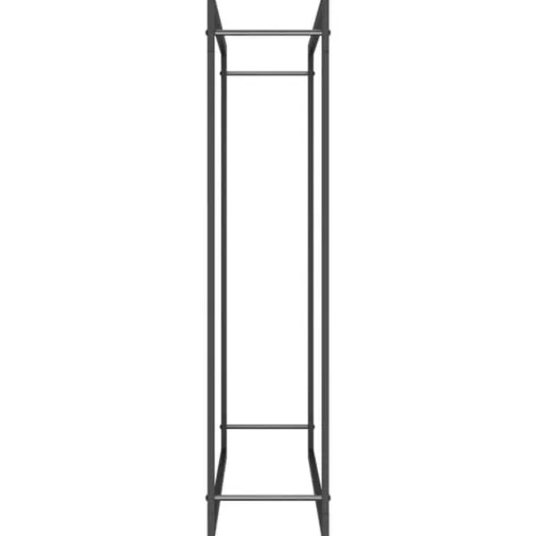 Tilbehør Til Brændeovne & Pejse^The Living Store brændestativ 110x28x116 cm stål matsort - Brændekurve