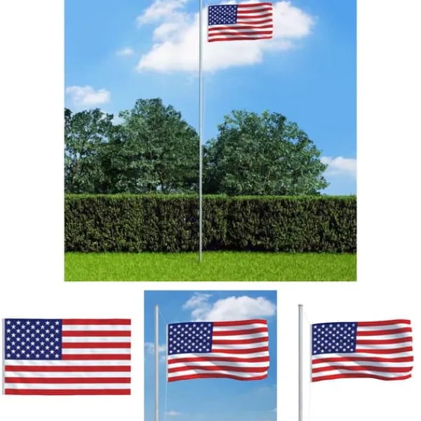 Clearance The Living Store det amerikanske flag 90x150 cm - Flag & vimpler Flag & Vindposer