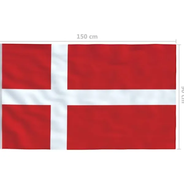 Best The Living Store det danske flag 90x150 cm - Flag & vimpler Flag & Vindposer
