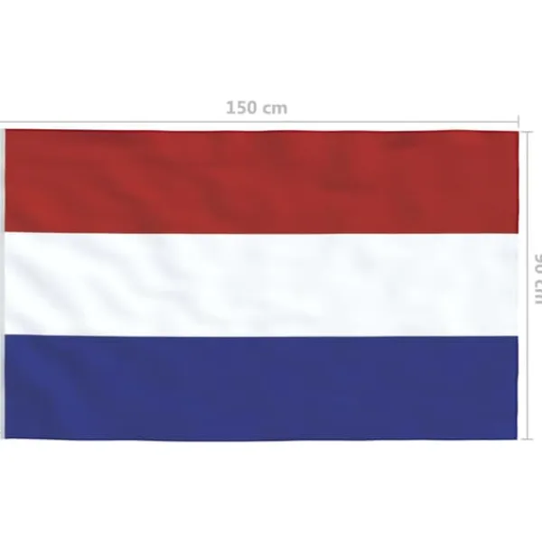 Flag & Vindposer^The Living Store det hollandske flag 90x150 cm - Flag & vimpler