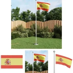 Hot The Living Store det spanske flag 90x150 cm - Flag & vimpler Flag & Vindposer