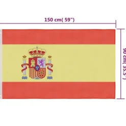 Hot The Living Store det spanske flag 90x150 cm - Flag & vimpler Flag & Vindposer