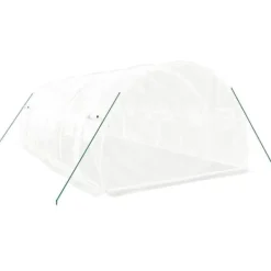 Sale The Living Store drivhus med stålstel 18 m² 6x3x2 m hvid - Drivhuse Drivhus