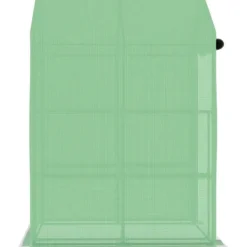 Best The Living Store drivhus med hylder 143x143x195 cm stål - Drivhuse Drivhus