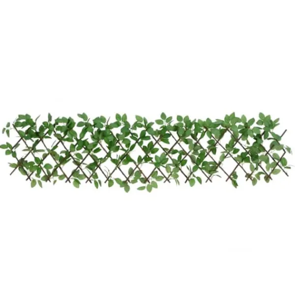 Buer, Spalier, Lysthuse Uden Tag^The Living Store espalierer med kunstig vedbend 5 stk. 180x30 cm udvidelig grøn - Havehegn