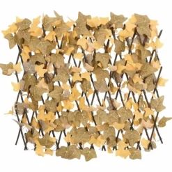 Buer, Spalier, Lysthuse Uden Tag^The Living Store espalierer med kunstige ahornblade 5 stk. 180x60 cm orange - Havehegn