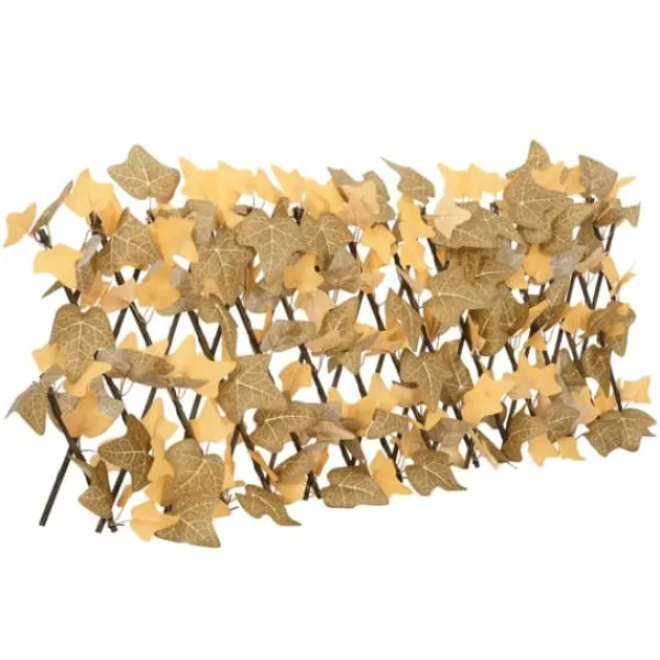 Buer, Spalier, Lysthuse Uden Tag^The Living Store espalierer med kunstige ahornblade 5 stk. 180x30 cm orange - Havehegn
