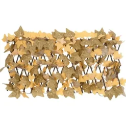 Buer, Spalier, Lysthuse Uden Tag^The Living Store espalierer med kunstige ahornblade 5 stk. 180x30 cm orange - Havehegn