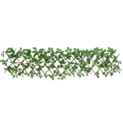 Best The Living Store espalier med kunstig vedbend 180x30 cm udvidelig grøn - Havehegn Buer, Spalier, Lysthuse Uden Tag