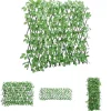 Buer, Spalier, Lysthuse Uden Tag^The Living Store espalier med kunstig vedbend 180x65 cm udvidelig grøn - Havehegn