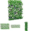 Sale The Living Store espalier med kunstig vedbend 180x70 cm udvidelig grøn - Havehegn Buer, Spalier, Lysthuse Uden Tag