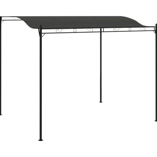 Best The Living Store fast markise 3x2,4 m antracitgrå - Festtelte & havepavilloner Telte & Lysthuse