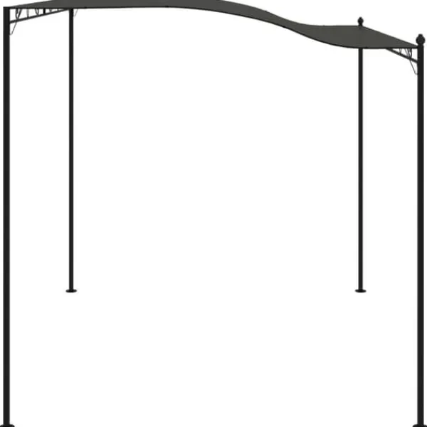 Best The Living Store fast markise 3x2,4 m antracitgrå - Festtelte & havepavilloner Telte & Lysthuse