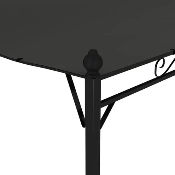 Best The Living Store fast markise 3x2,4 m antracitgrå - Festtelte & havepavilloner Telte & Lysthuse