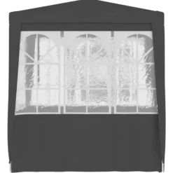 New The Living Store festtelt med sidevægge 2x2 m 90 g/m² antracitgrå - Festtelte & havepavilloner Telte & Lysthuse