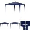 Discount The Living Store festtelt 3x3 blå - Festtelte & havepavilloner Telte & Lysthuse
