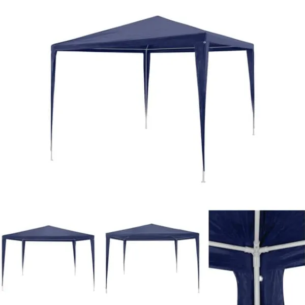 Discount The Living Store festtelt 3x3 blå - Festtelte & havepavilloner Telte & Lysthuse