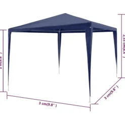 Discount The Living Store festtelt 3x3 blå - Festtelte & havepavilloner Telte & Lysthuse