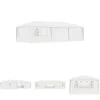 Telte & Lysthuse^The Living Store festtelt med sidevægge 4x9 m 90 g/m² hvid - Festtelte & havepavilloner
