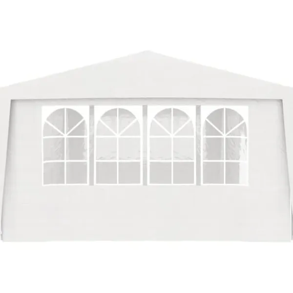 Telte & Lysthuse^The Living Store festtelt med sidevægge 4x9 m 90 g/m² hvid - Festtelte & havepavilloner