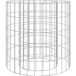 Pejse^The Living Store gabion-bålkurv Ø 50 cm galvaniseret jern - Ildsteder