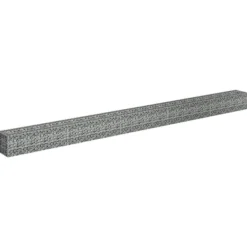 Hot The Living Store gabion-højbed 450x30x30 cm galvaniseret stål - Plantekrukker Krukker & Plantebeholdere