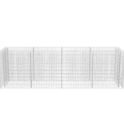 Krukker & Plantebeholdere^The Living Store gabion-højbed 360x90x100 cm stål - Plantekrukker