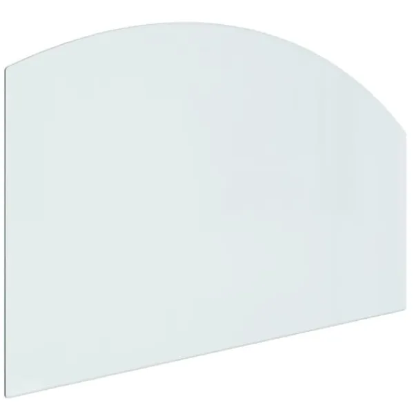 Tilbehør Til Brændeovne & Pejse^The Living Store glasplade til pejs 100x60 cm - Glas