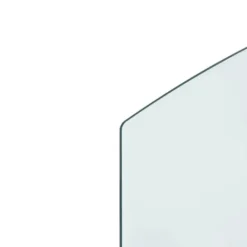 Tilbehør Til Brændeovne & Pejse^The Living Store glasplade til pejs 100x60 cm - Glas
