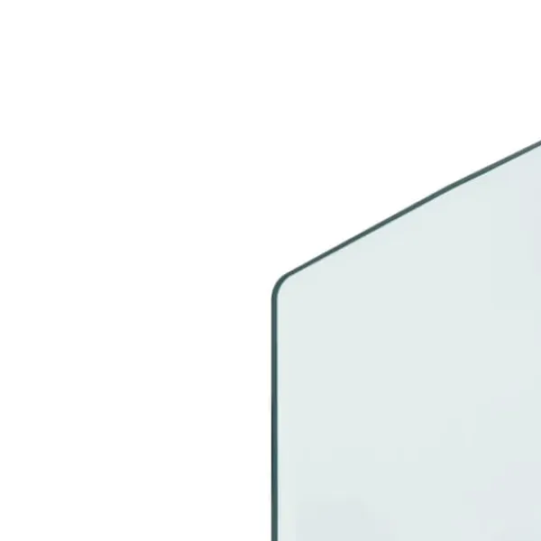 Tilbehør Til Brændeovne & Pejse^The Living Store glasplade til pejs 120x60 cm - Glas