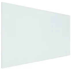 Tilbehør Til Brændeovne & Pejse^The Living Store glasplade til pejs 100x60 cm rektangulær - Glas