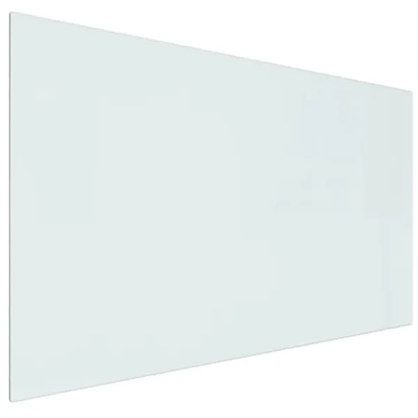 Tilbehør Til Brændeovne & Pejse^The Living Store glasplade til pejs 100x60 cm rektangulær - Glas