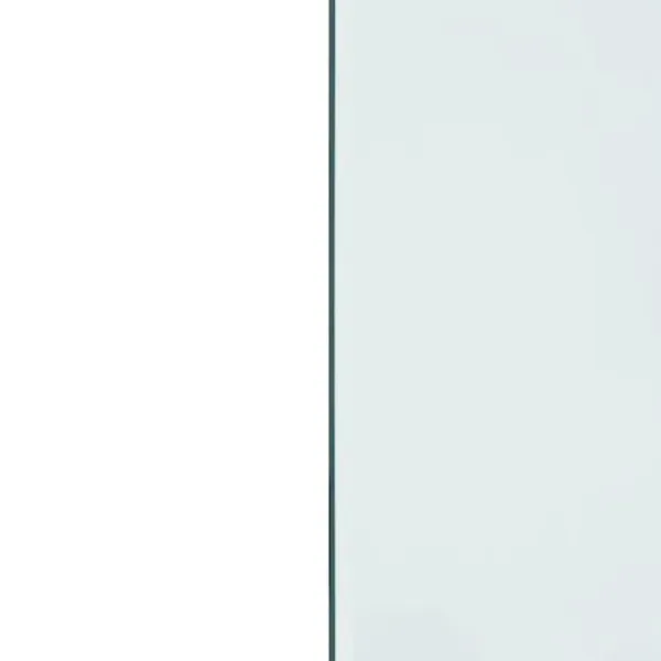 Tilbehør Til Brændeovne & Pejse^The Living Store glasplade til pejs 100x60 cm rektangulær - Glas