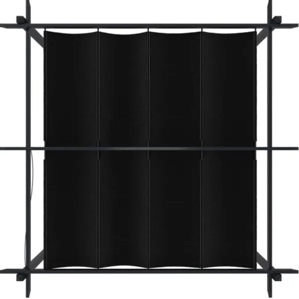 Buer, Spalier, Lysthuse Uden Tag^The Living Store havepavillon med sammenrulleligt tag 3x3 m antracitgrå - Festtelte & havepavilloner