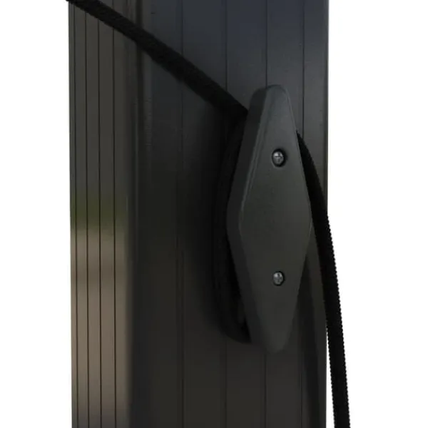 Buer, Spalier, Lysthuse Uden Tag^The Living Store havepavillon med sammenrulleligt tag 3x3 m antracitgrå - Festtelte & havepavilloner