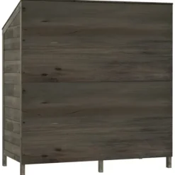 Sale The Living Store haveskur 102x52x112 cm massivt grantræ antracitgrå - Skure & Redskabsskure Skure, Garager & Carports