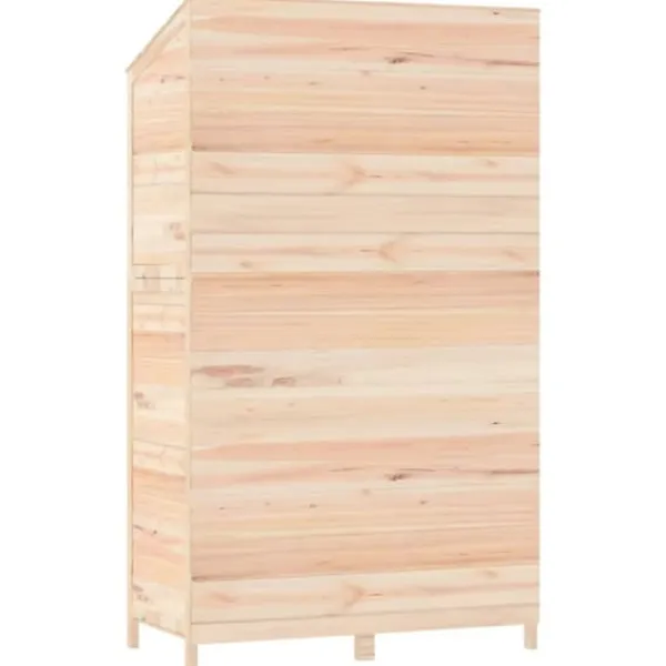 Skure, Garager & Carports^The Living Store haveskur 102x52x174,5 cm massivt grantræ - Skure & Redskabsskure
