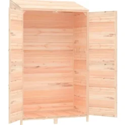Skure, Garager & Carports^The Living Store haveskur 102x52x174,5 cm massivt grantræ - Skure & Redskabsskure