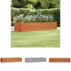 Krukker & Plantebeholdere^The Living Store højbed 240x80x45 cm cortenstål rustfarvet - Plantekrukker