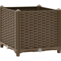 Krukker & Plantebeholdere^The Living Store højbed 40x40x38 cm polypropylen - Plantekrukker
