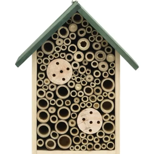New The Living Store insekthotel 2 stk. 23x14x29 cm fyrretræ - Huse til sommerfugle Til Fugle & Småvildt