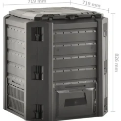 The Living Store kompostbeholder 380 l sort - Kompostbeholdere Kompostering